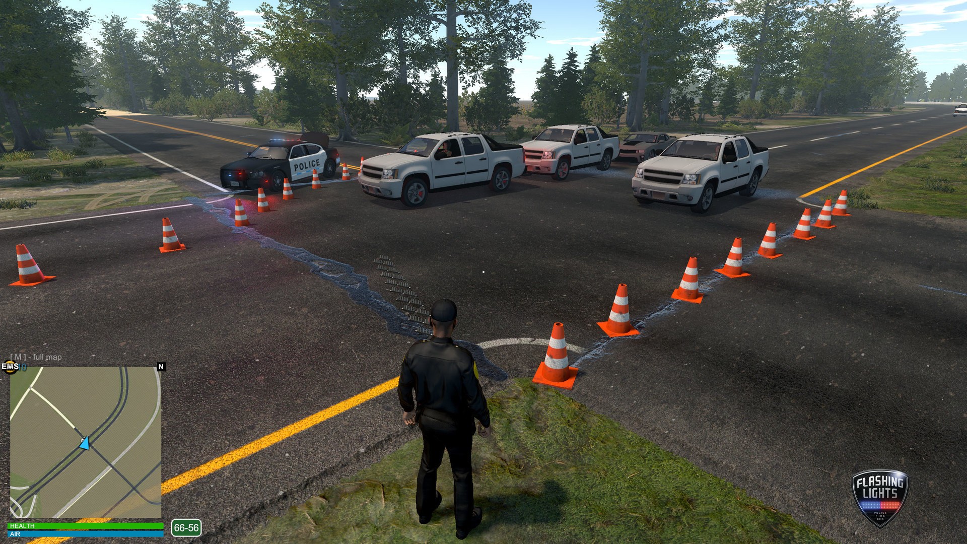Flashing Lights - Police, Firefighting, Emergency Services Simulator