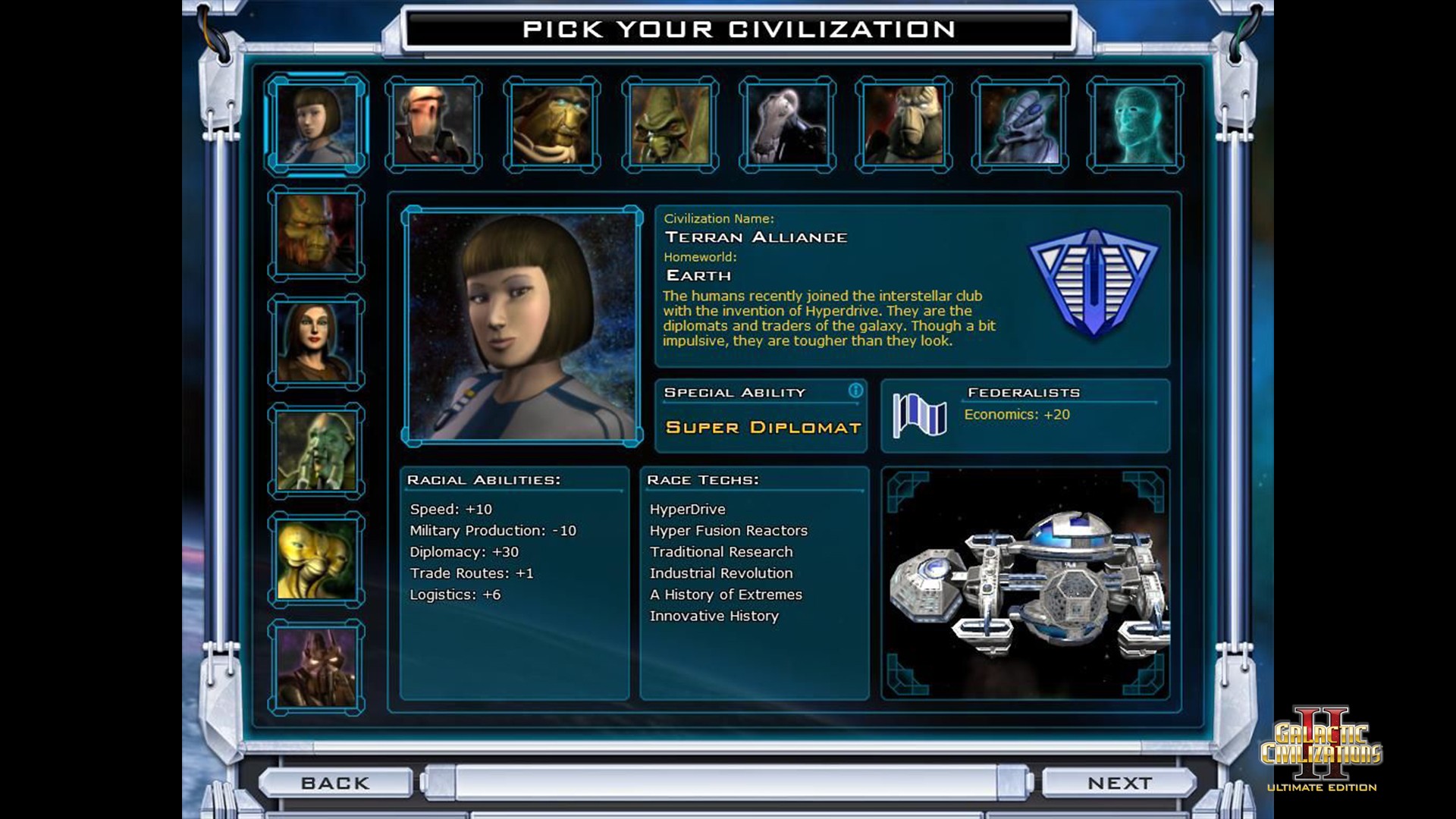 Galactic Civilizations® II: Ultimate Edition