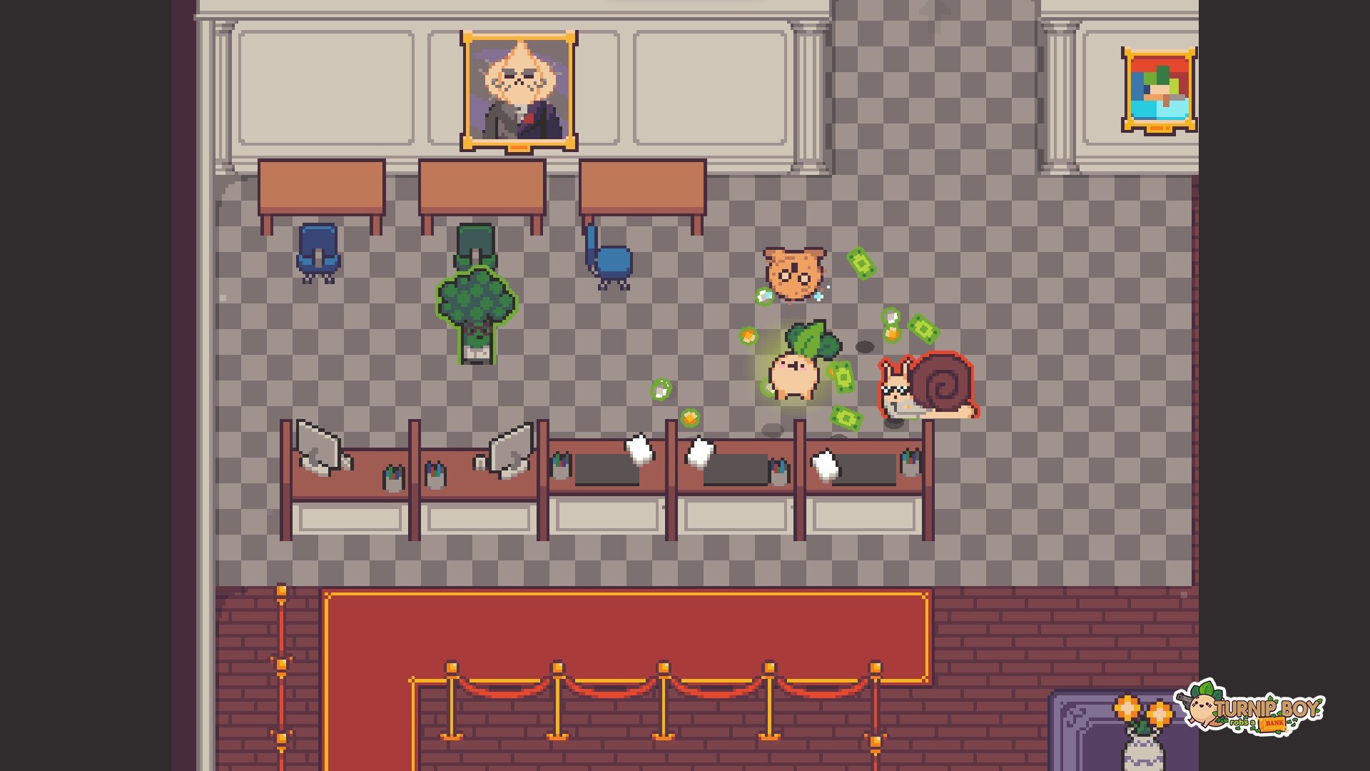 Turnip Boy Robs a Bank