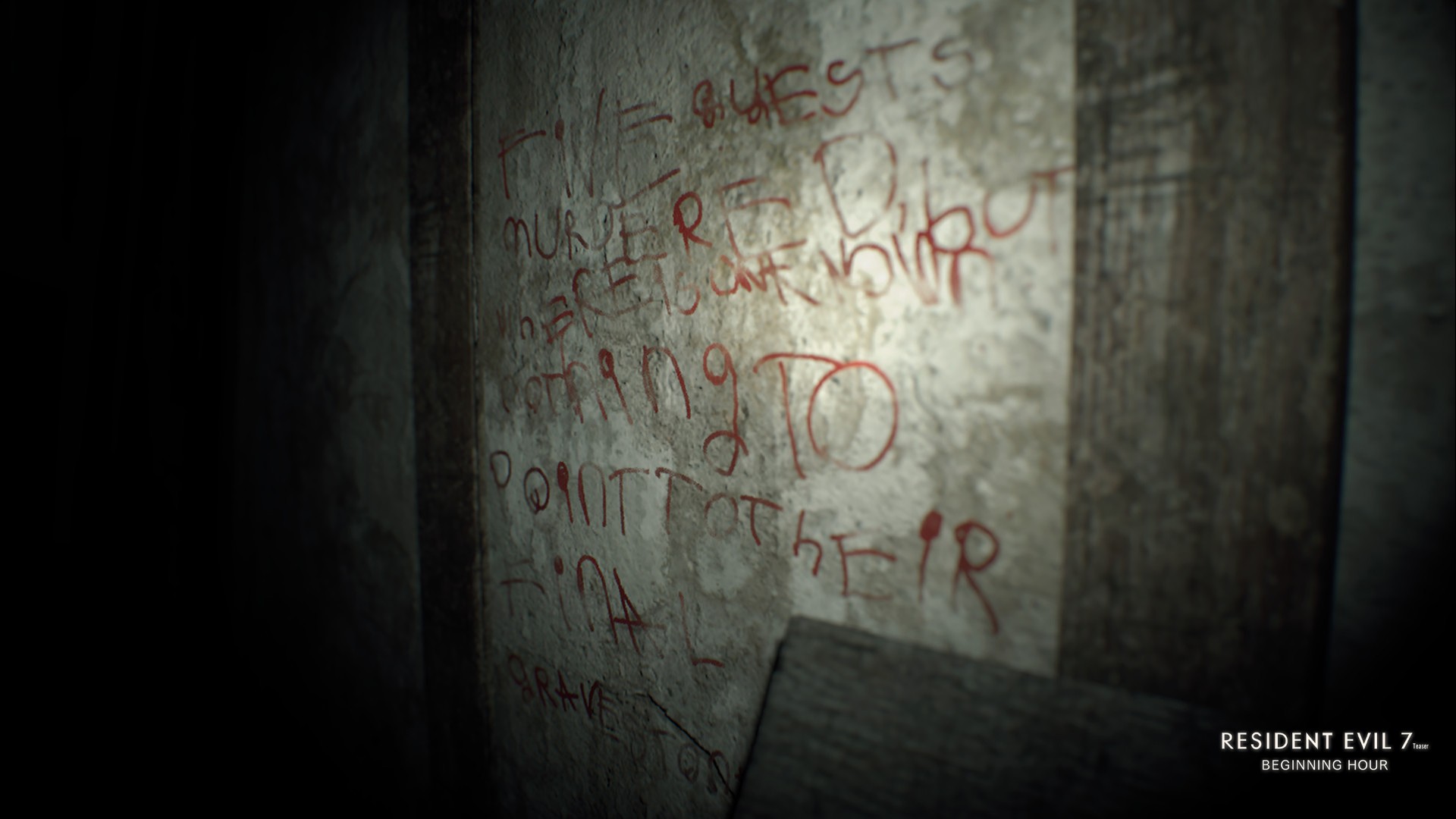 Resident Evil 7 Teaser: Beginning Hour