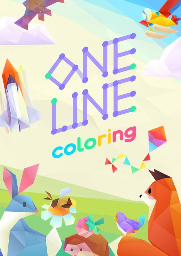 One Line Coloring cover art