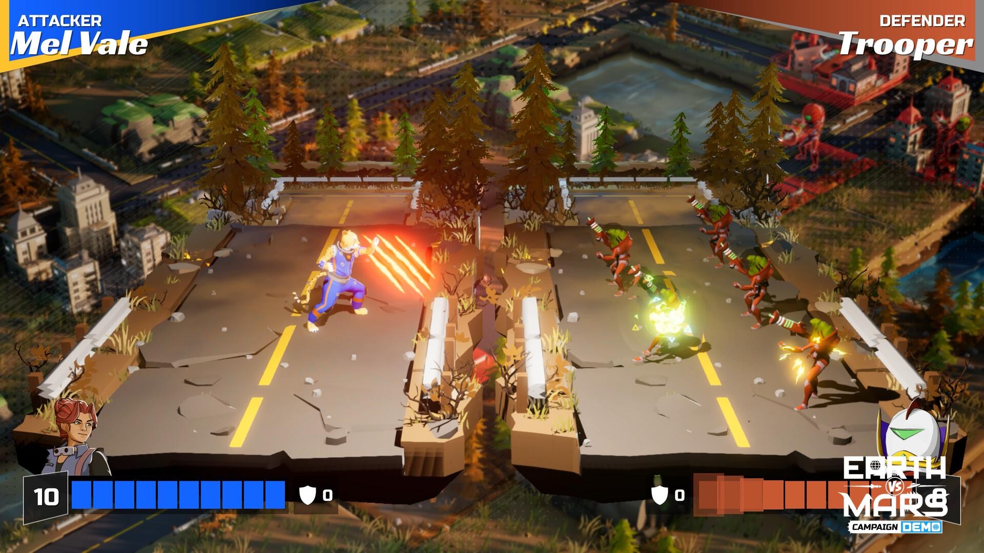 Earth vs Mars Campaign Demo