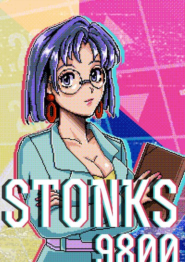STONKS-9800: Stock Market Simulator cover art